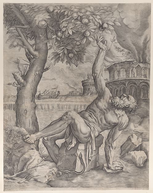 Tantalus, by Giulio Sanuto