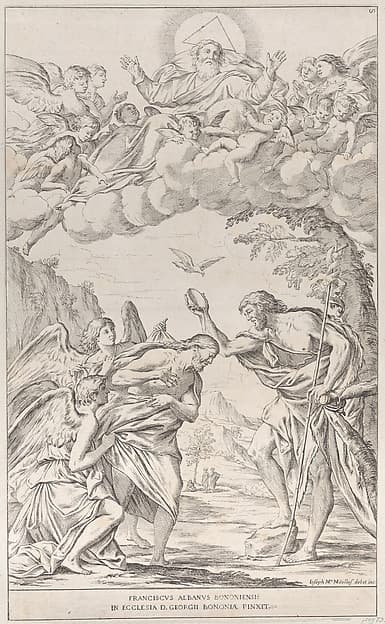 Plate 8: the Baptism of Christ, by Giuseppe Maria Mitelli