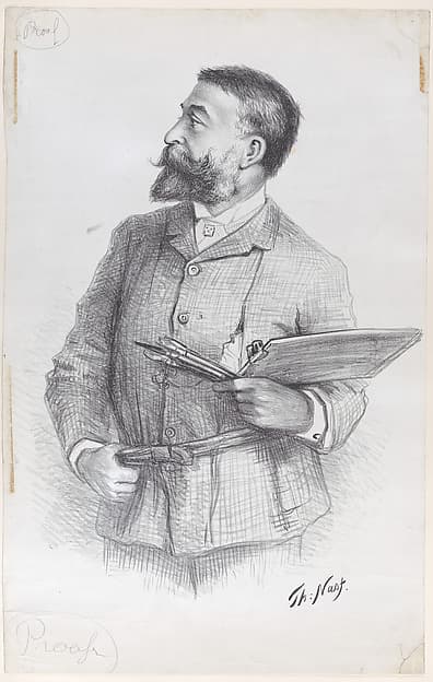 Portrait of the Artist, by Thomas Nast