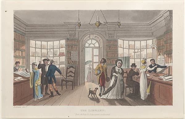 The Library, by Thomas Rowlandson