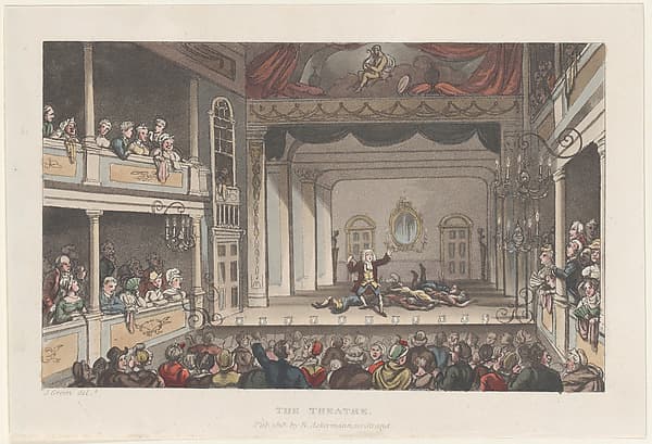 The Theatre, by Thomas Rowlandson