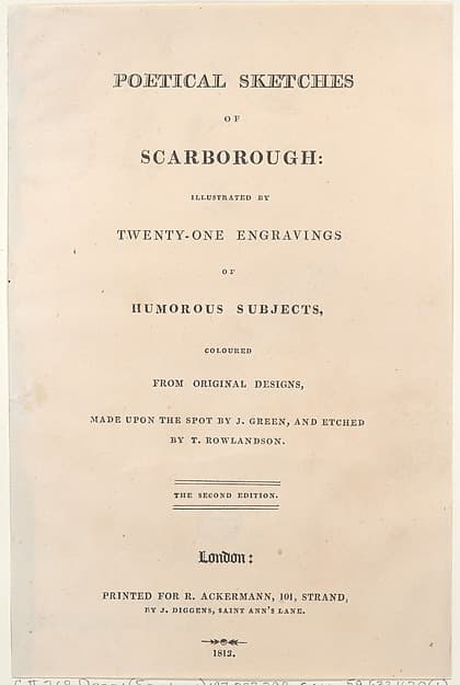 Title Page, by Thomas Rowlandson