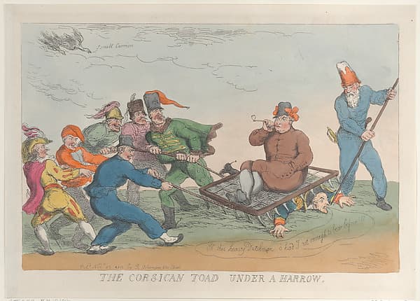 A Corsican Toad Under a Harrow, by Thomas Rowlandson