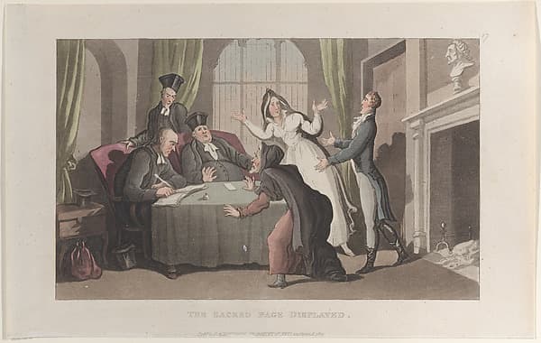 The Sacred Page Displayed, from "Journal of Sentimental Travels in the Southern Provinces of France, Shortly Before the Revolution", by Thomas Rowlandson