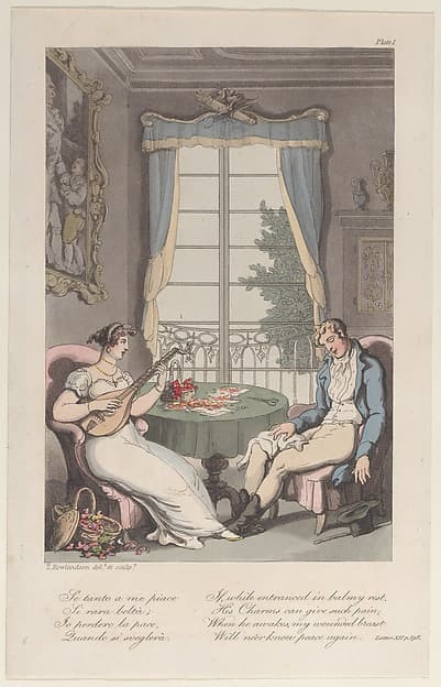 Title page, by Thomas Rowlandson