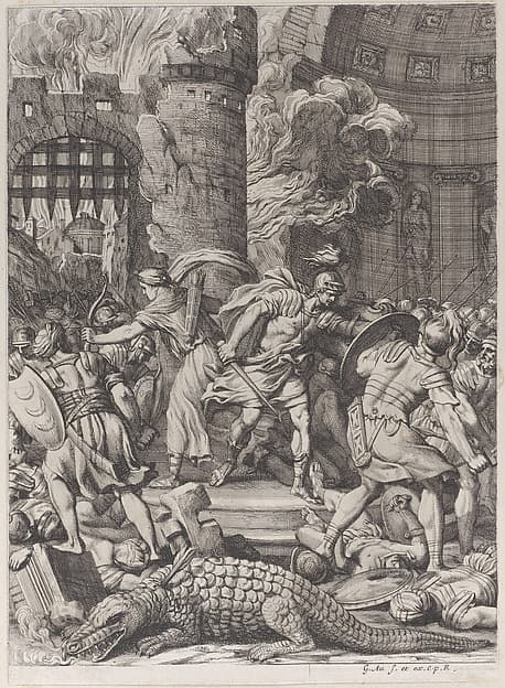 The Taking of Alexandria, by Girard Audran