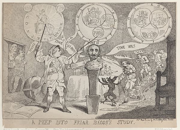 A Peep into Friar Bacon's Study, by Thomas Rowlandson