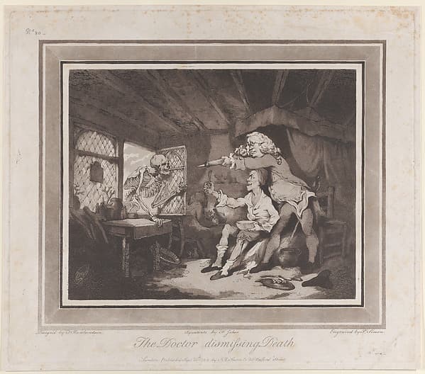 The Doctor Dismissing Death, by Peter Simon