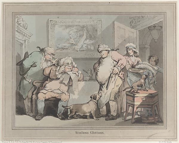 Studious Gluttons, by Samuel Alken