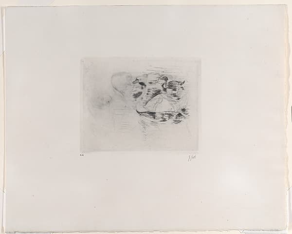 Swan and Duck, with Portraits of Julie, by Berthe Morisot