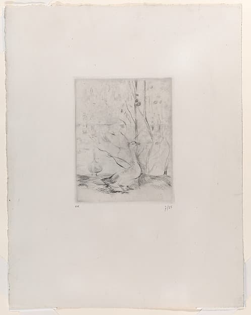 Goose, by Berthe Morisot