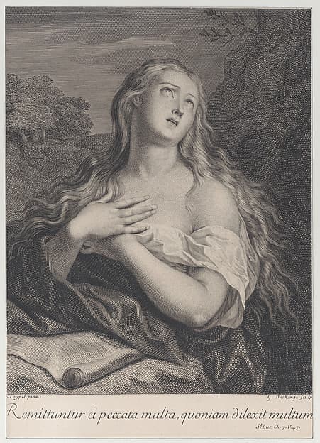 The penitent Mary Magdalene in the wilderness, by Gaspard Duchange