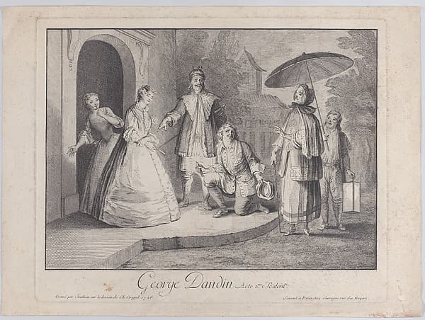 George Dandin, Act 3, last scene, by François Joullain