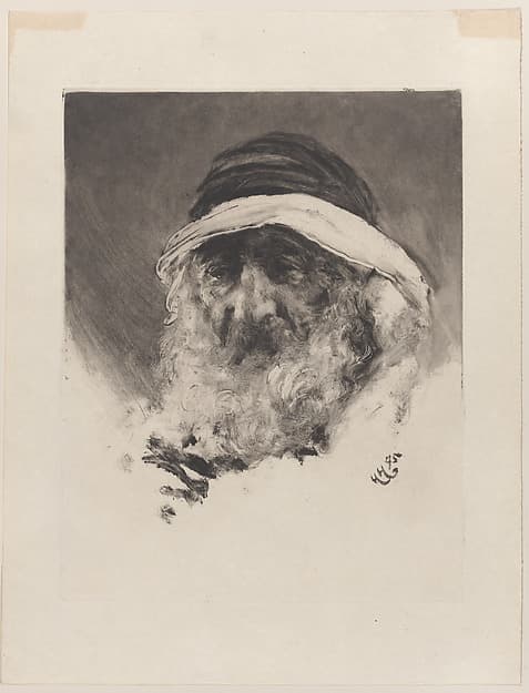 Study of an Arab Head, by Sir Hubert von Herkomer