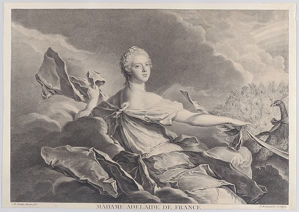 Madame Adelaide de France, by Jacques Firmin Beauvarlet