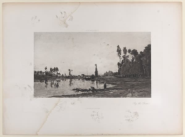 By the River, by Charles-François Daubigny