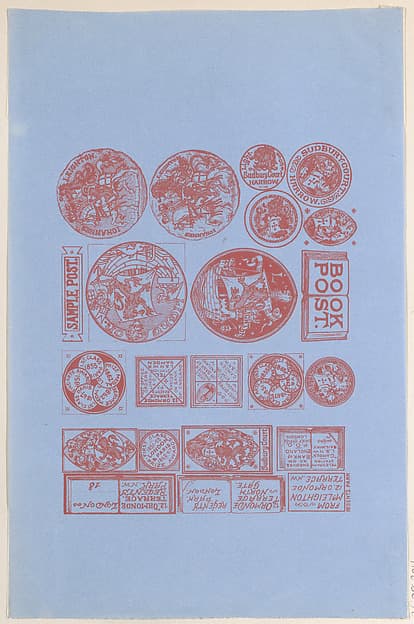 Trade Card for John Leighton, Book Printer, Illustrator, and Engraver, by Anonymous, British, 19th century