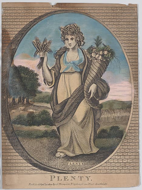 Plenty, by Anonymous, British, 19th century