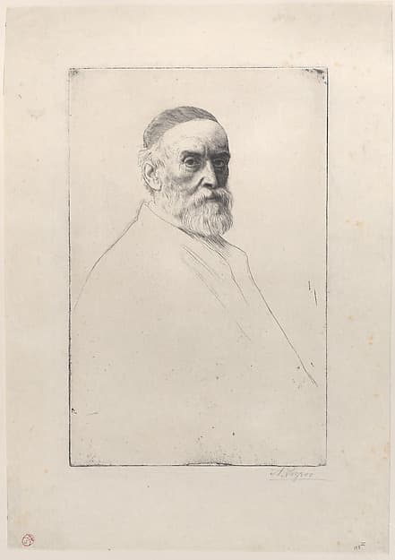 Portrait of George Frederic Watts, by Alphonse Legros