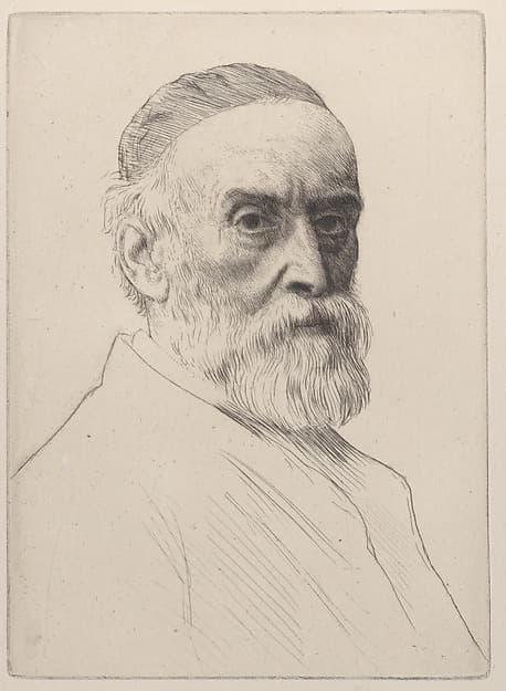 Portrait of George Frederic Watts, by Alphonse Legros
