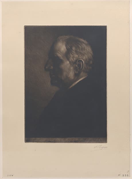 Portrait of Sir Francis Seymour Haden, by Sir Francis Seymour Haden