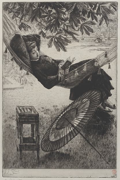 The Hammock, by James Tissot