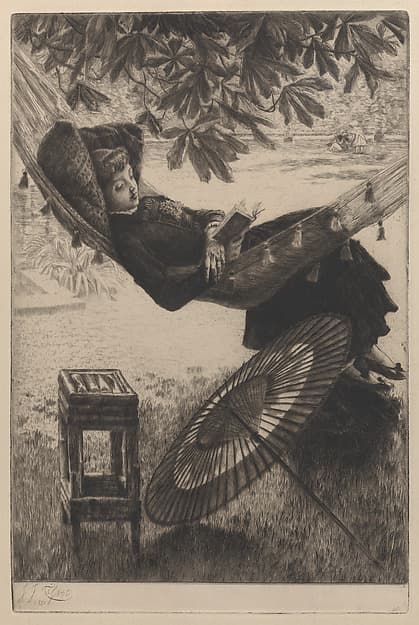 The Hammock, by James Tissot
