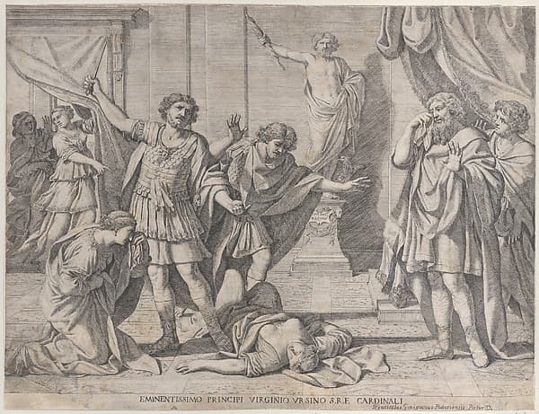 The Death of Virginia, by Giacinto Gimignani