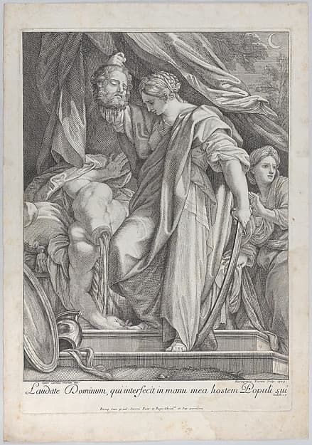 Judith cutting the head off Holofernes, by Hieronymus Ferroni