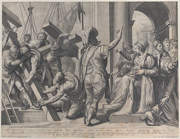 Saint Helen finding the true cross, by Jerôme David