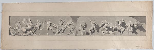 Relief from the Frieze of the Temple of Victory Apteros, by William Sharp