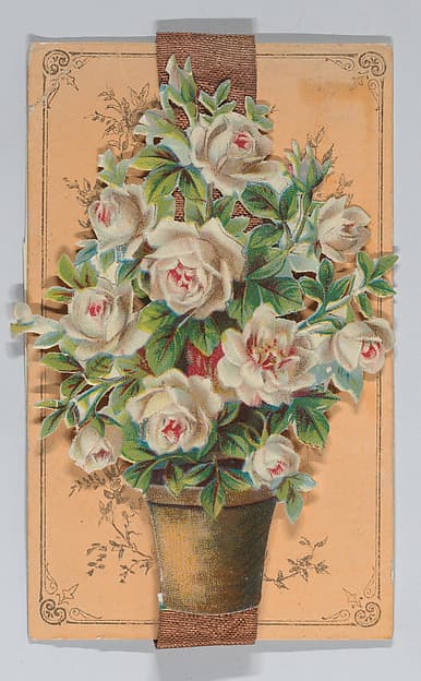 Valentine - Hand assembled with scrap, by Anonymous, American, 19th century