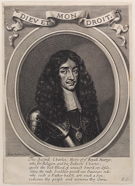 King Charles II, by William Faithorne the Elder
