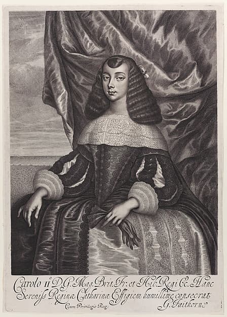 Catherine of Braganza, by William Faithorne the Elder