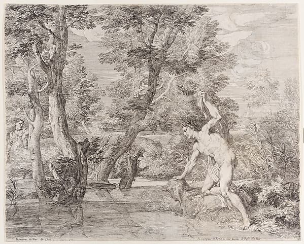 Narcissus and Echo, by Frans van der Neve