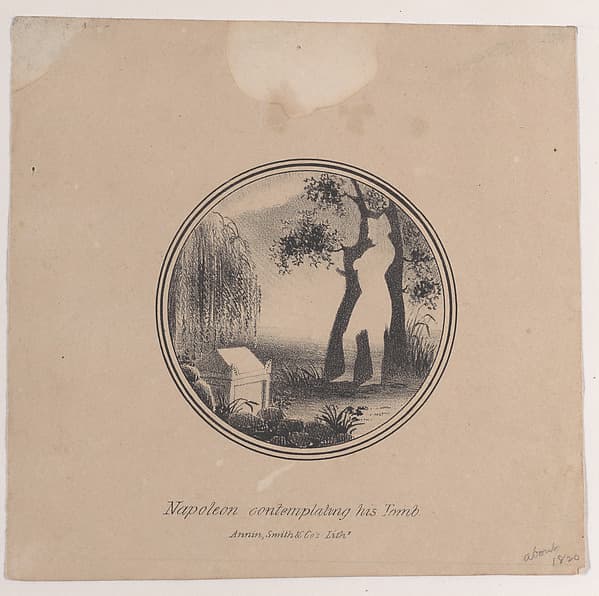Hidden silhouette of Napoleon contemplating his tomb, by Annin & Smith
