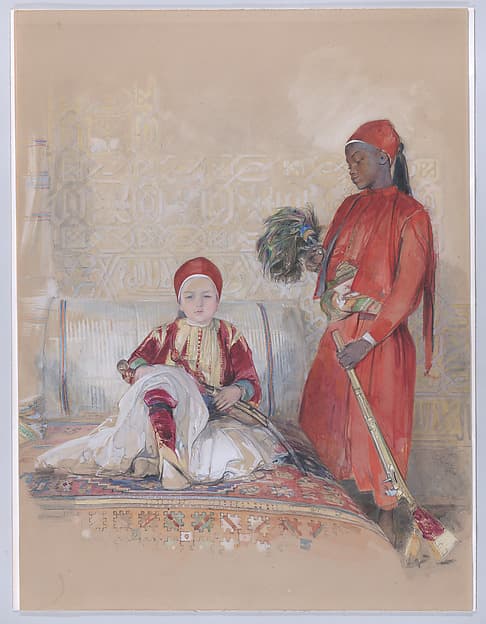 Iskander Bey and His Servant, by John Frederick Lewis