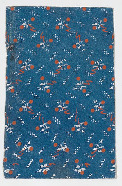 Sheet with abstract pattern, by Anonymous