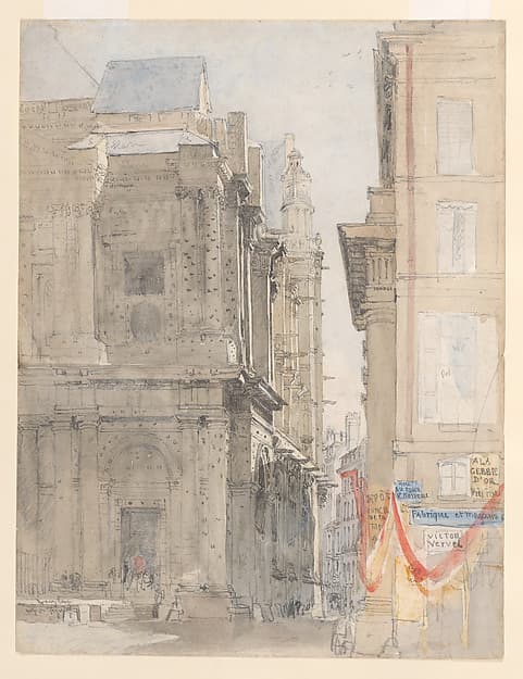 St. Eustache, Paris, by David Cox