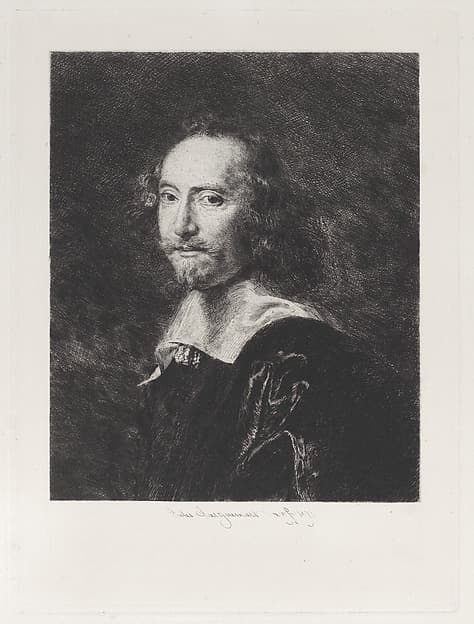A Dutch Gentleman, after Adriaen de Vries, from "Etchings of Pictures in the Metropolitan Museum New York", by Jules-Ferdinand Jacquemart