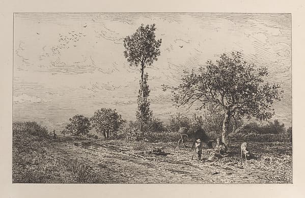 Landscape, by Charles Jacque