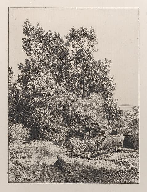 Landscape, by Charles Jacque