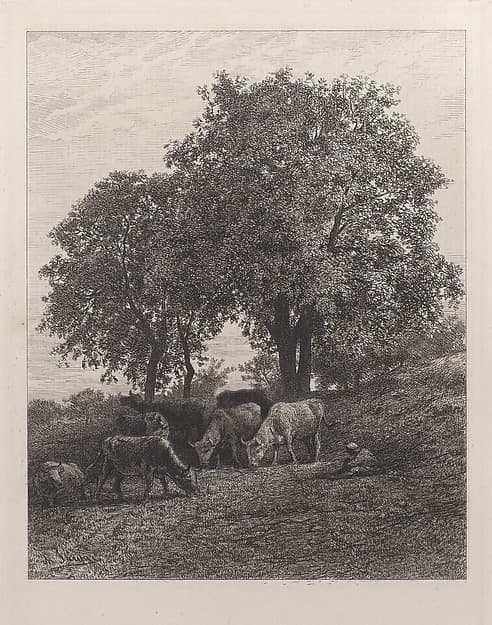 Rest, by Charles Jacque