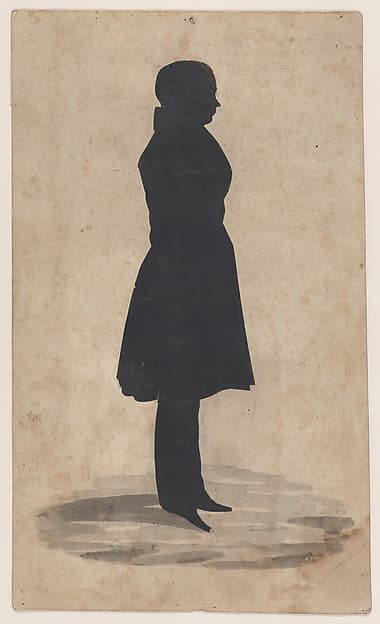 Silhouette of John Quincy Adams, by William Henry Brown