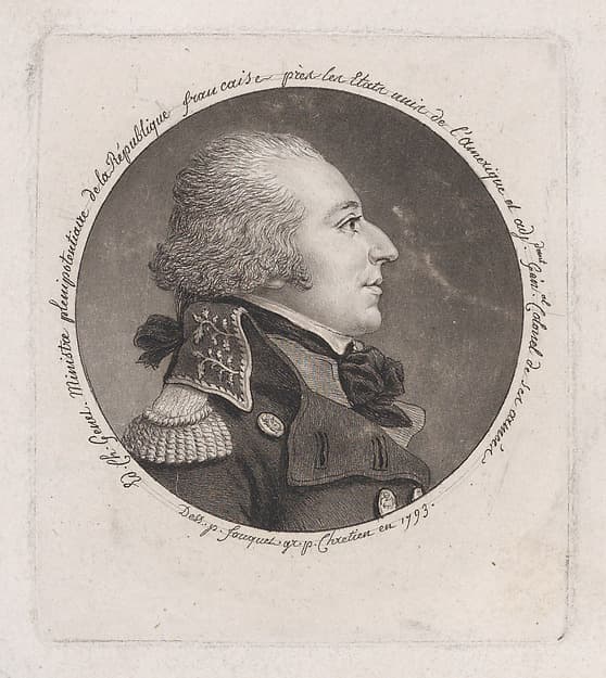 Portrait of E.C. Genet, by Gilles Louis Chrétien