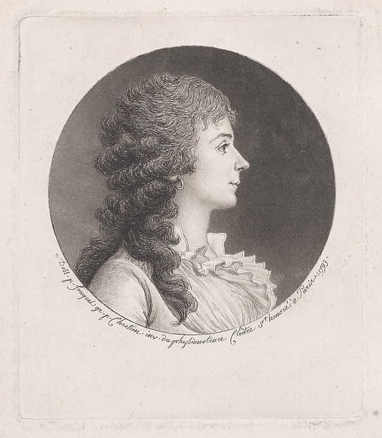 Portrait of Madame Roland, by Gilles Louis Chrétien