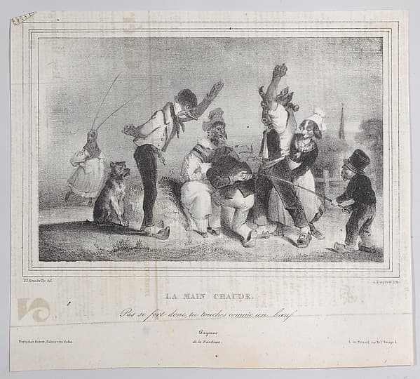 Blind Man's Buff, by J. J. Grandville
