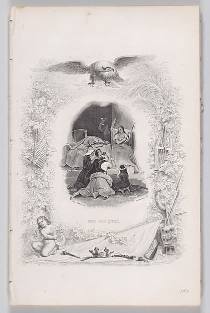 The Fates, from "The Complete Works of Béranger", by Tony Johannot