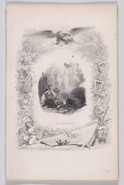 The Diseased, from "The Complete Works of Béranger", by Tony Johannot
