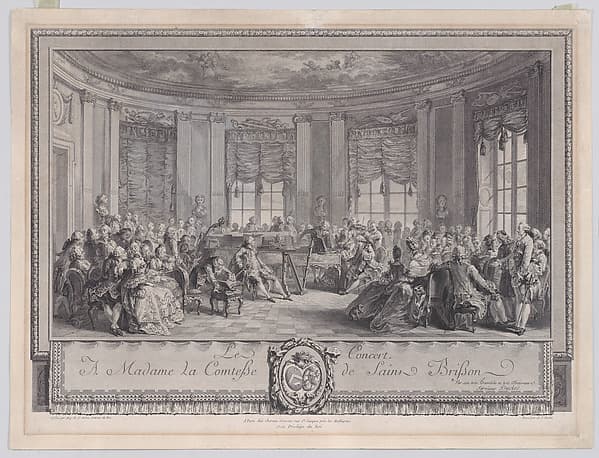 Le Concert, by Antoine Jean Duclos